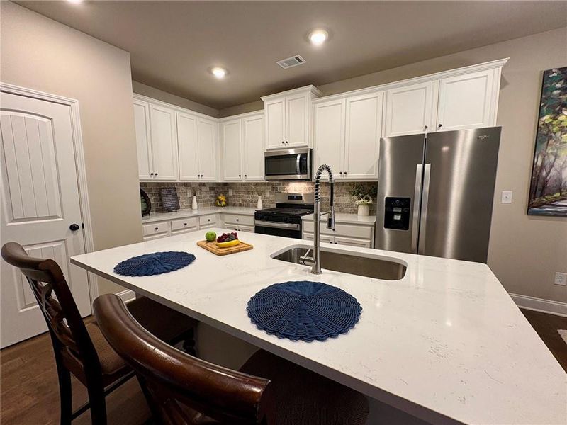 Furnished interior view inside a new home in , Grayson (Image 9).