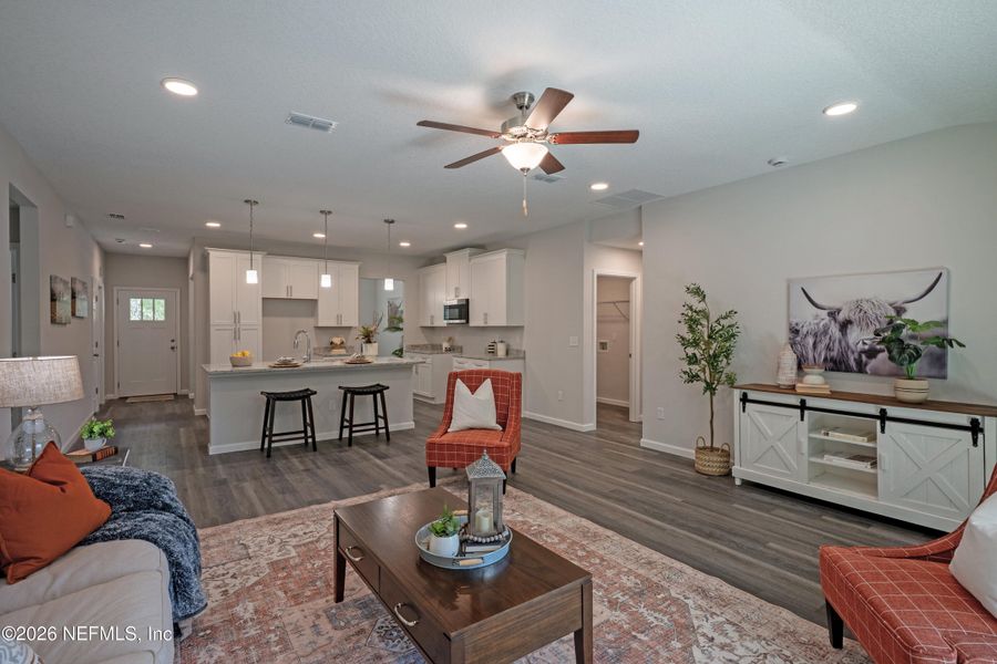 Furnished interior view inside a new home in , Jacksonville (Image 40).