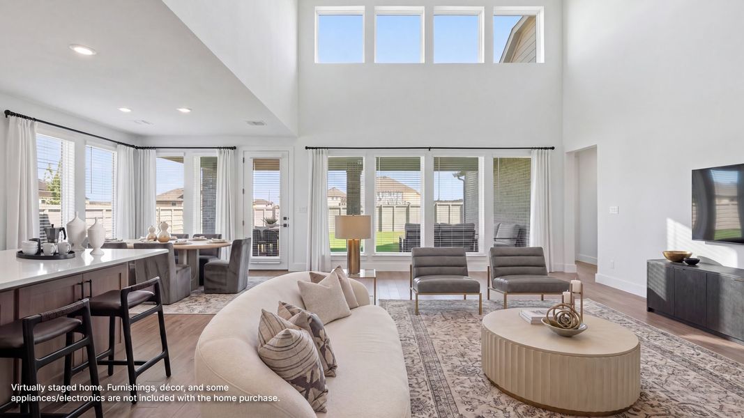 Furnished interior view inside a new home in Landmark, Denton (Image 5).