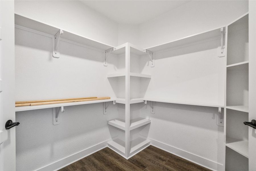 Custom walk-in closet