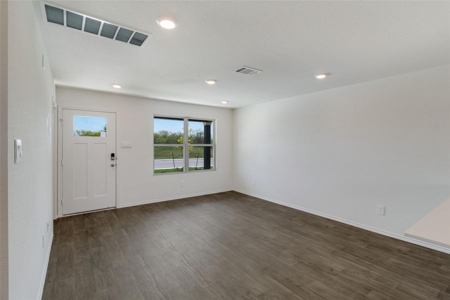 Spacious, unfurnished interior of a new home in Marigold, Uhland (Image 17). Spacious, unfurnished interior of a new home in Marigold, Uhland (Image 17).
