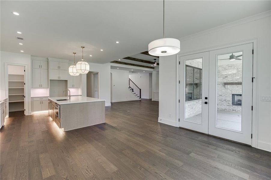 Furnished interior view inside a new home in , Buford (Image 15).