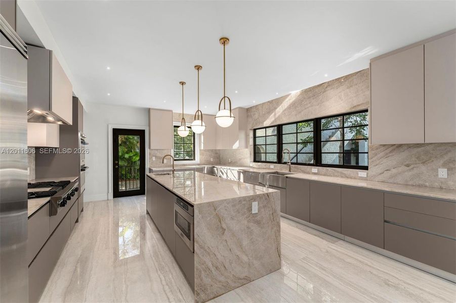 Furnished interior view inside a new home in , Miami (Image 7).