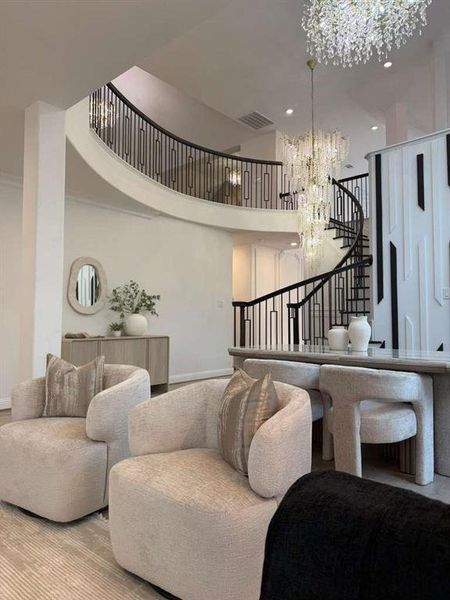 Furnished interior view inside a new home in , Wylie (Image 38).