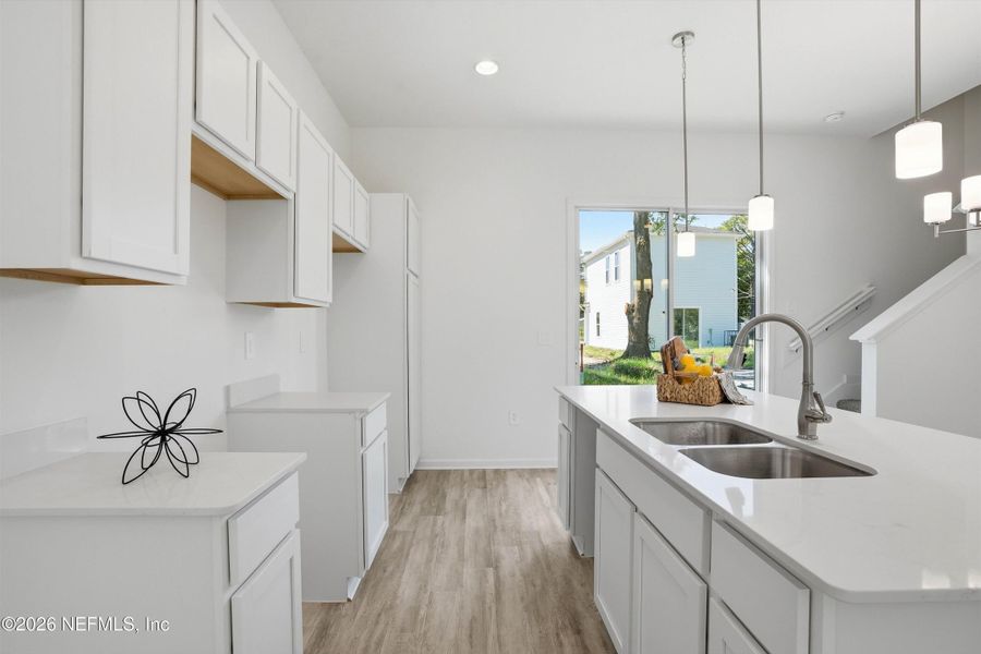 Furnished interior view inside a new home in , Jacksonville (Image 12).