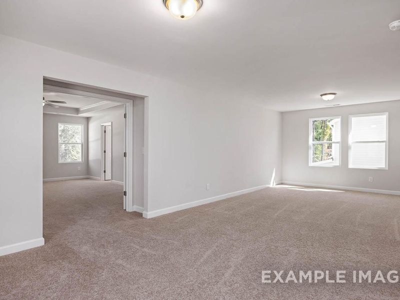 Spacious, unfurnished interior of a new home in Wendell Ridge, Wendell (Image 16).