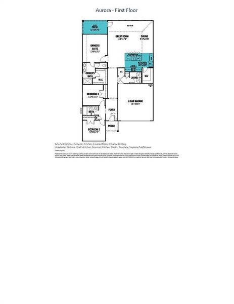 Aurora Floor Plan