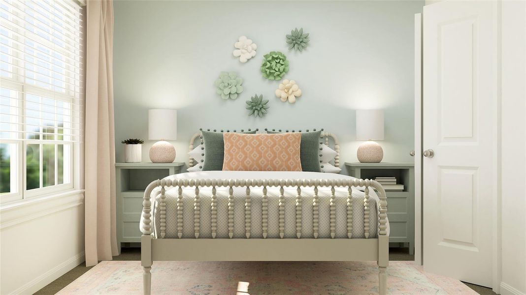 Furnished interior view inside a new home in Meadowlark Preserve, Pflugerville (Image 3).