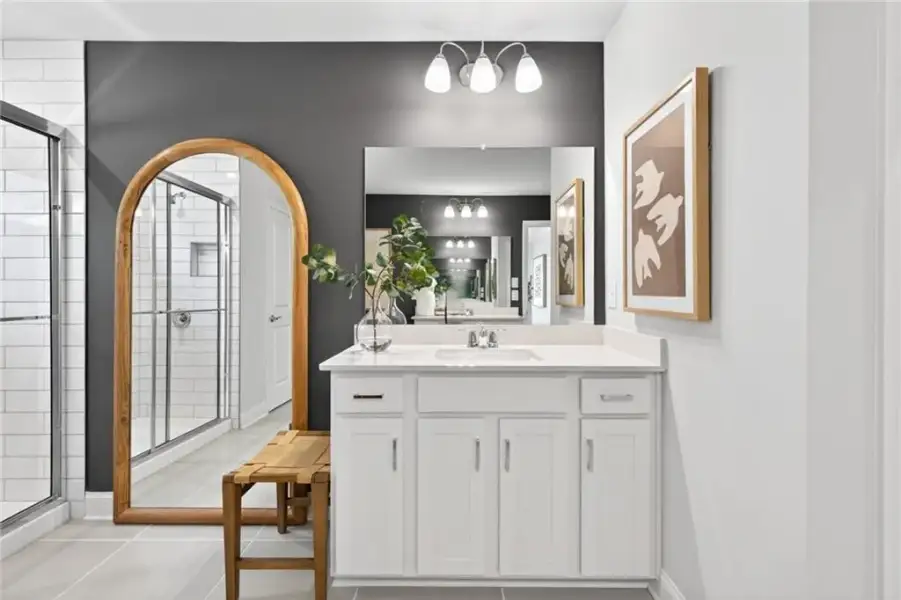 Furnished interior view inside a new home in Ansley Towns, Cumming (Image 29).