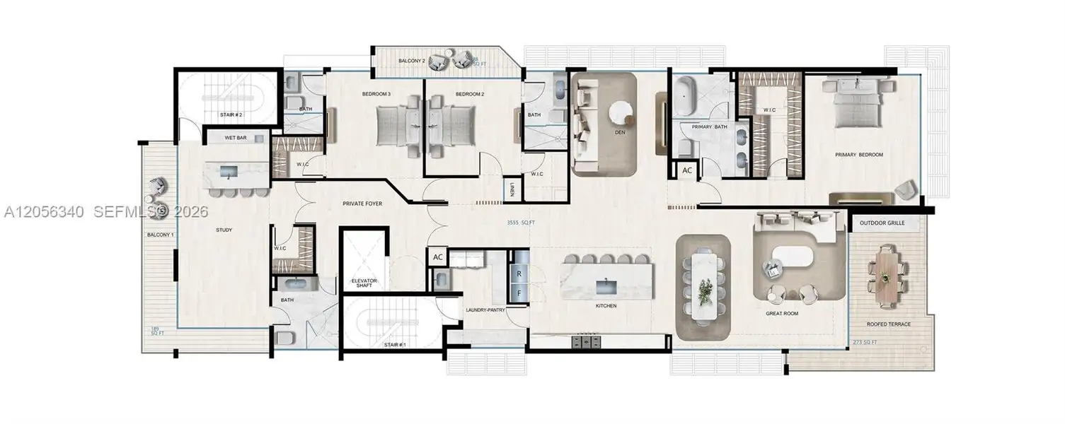 2D floor plan layout of this home in , Fort Lauderdale, FL (Image 4). 2D floor plan layout of this home in , Fort Lauderdale, FL (Image 4).