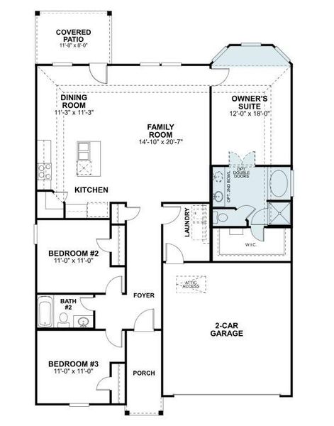 2D floor plan layout of this home in Ambrose, La Marque, TX (Image 4). 2D floor plan layout of this home in Ambrose, La Marque, TX (Image 4).