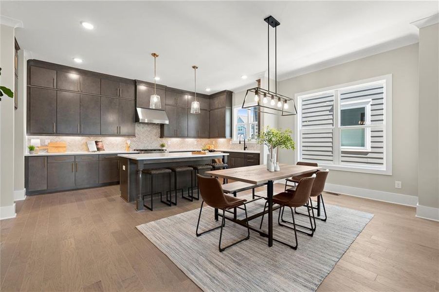 Furnished interior view inside a new home in West Town, Atlanta (Image 15). Furnished interior view inside a new home in West Town, Atlanta (Image 15).