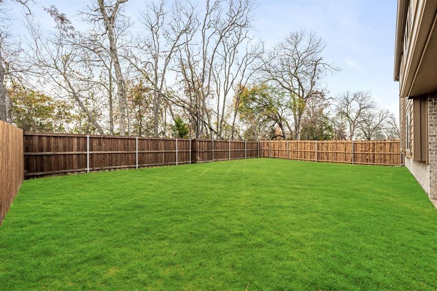 Exterior details and patio area of a home in East Oak Creek 50-55, Commerce (Image 4). Exterior details and patio area of a home in East Oak Creek 50-55, Commerce (Image 4).