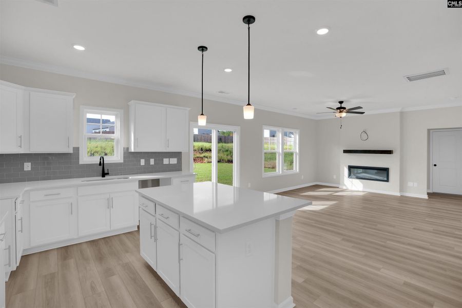 Furnished interior view inside a new home in Rolling Hills, Prosperity (Image 5). Furnished interior view inside a new home in Rolling Hills, Prosperity (Image 5).