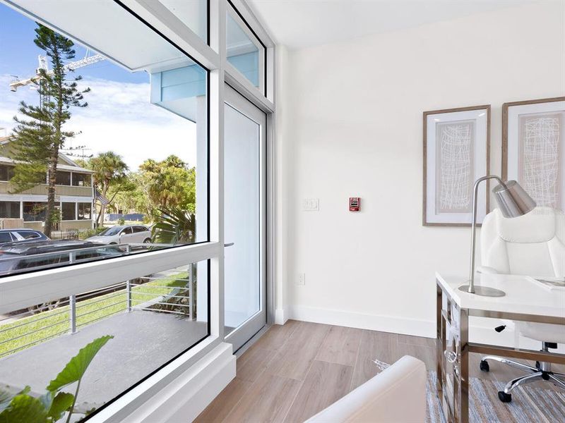 Furnished interior view inside a new home in , Sarasota (Image 36).