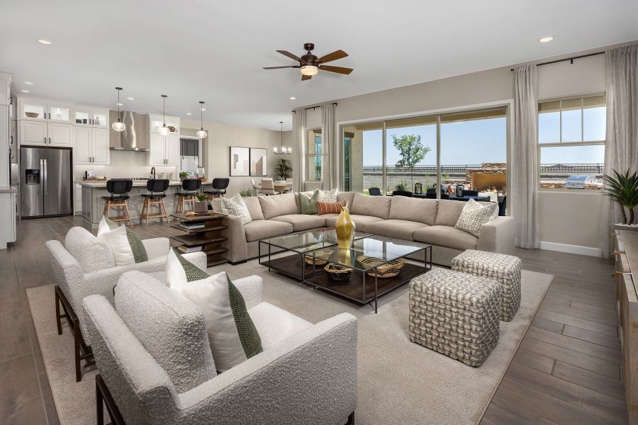 Representative furnished interior of a home built from the Kelly by Mattamy Homes in Empire Pointe, Queen Creek (Image 7).