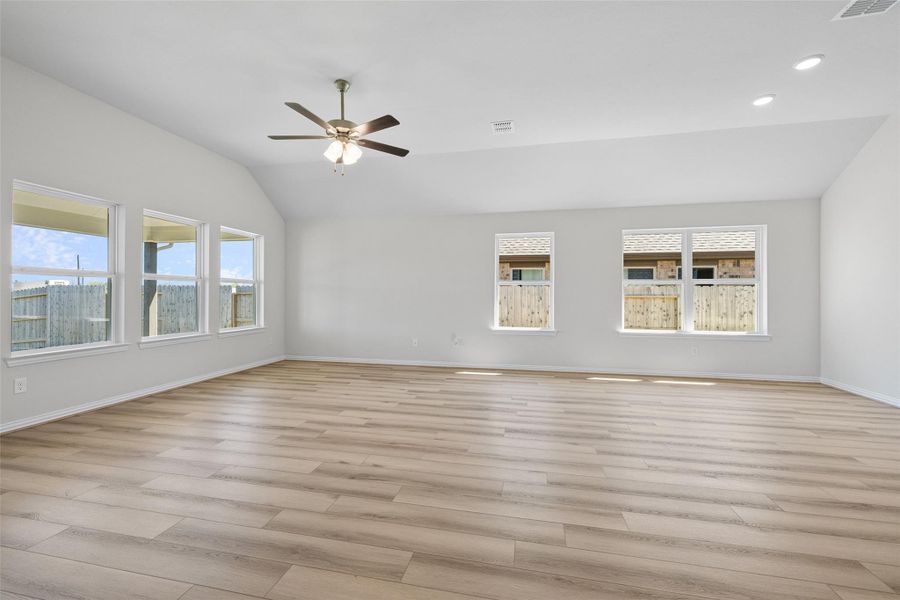 Spacious, unfurnished interior of a new home in Coastal Point, League City (Image 23). Spacious, unfurnished interior of a new home in Coastal Point, League City (Image 23).