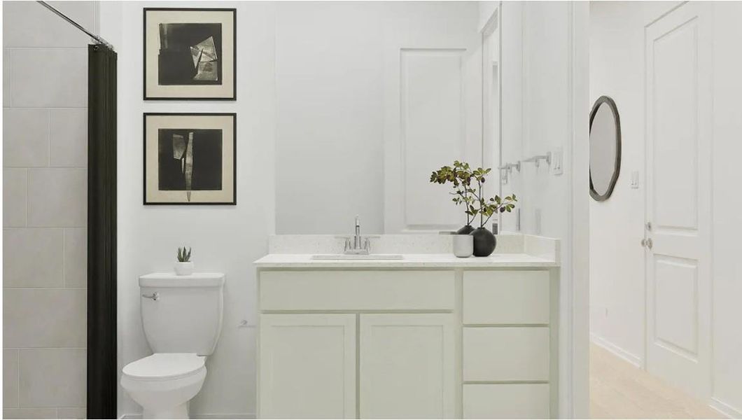 Guest bath**Photos are illustrative only. This is not the actual homesite.**