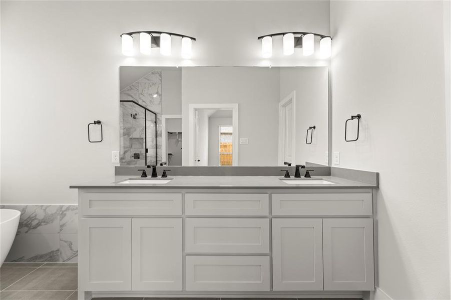 Furnished interior view inside a new home in Valencia on The Lake, Little Elm (Image 8). Furnished interior view inside a new home in Valencia on The Lake, Little Elm (Image 8).