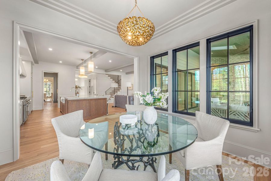 Furnished interior view inside a new home in , Charlotte (Image 30).