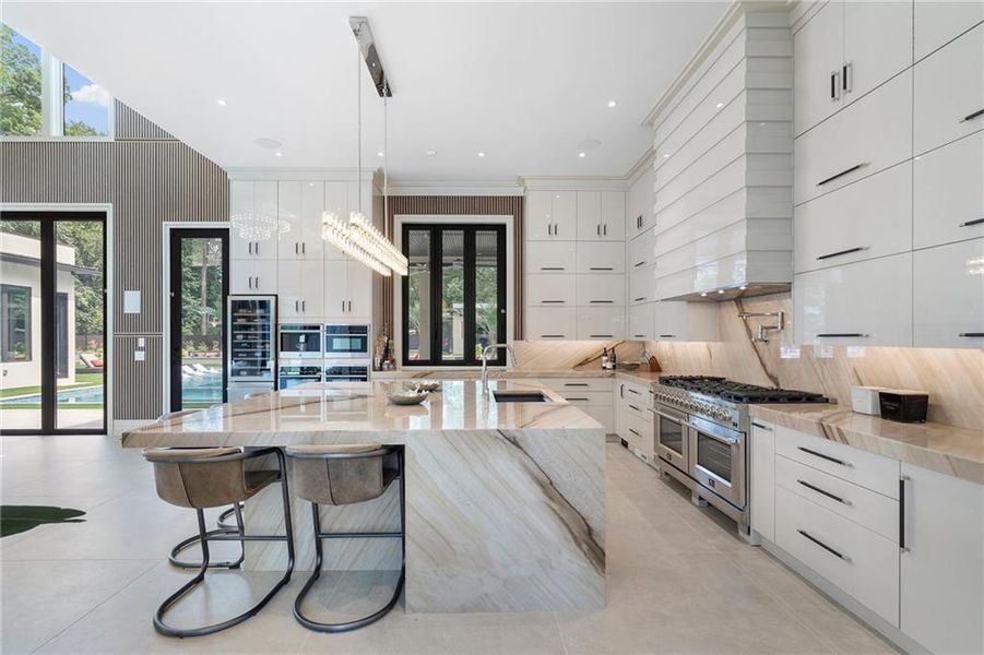 Furnished interior view inside a new home in , Atlanta (Image 9).