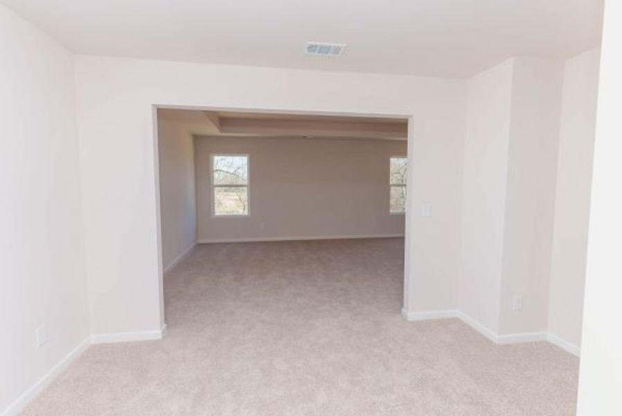 Representative unfurnished interior of a home built from the Clayton by Piedmont Residential in Hampton Ridge, Jefferson (Image 60).