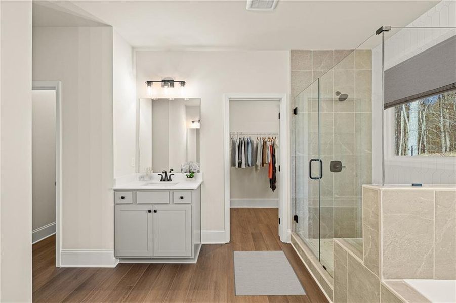 Furnished interior view inside a new home in Salacoa, Calhoun (Image 14).