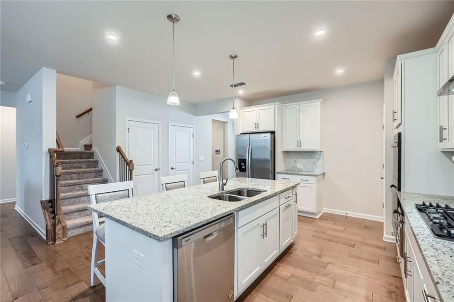 Furnished interior view inside a new home in , Dallas (Image 14).