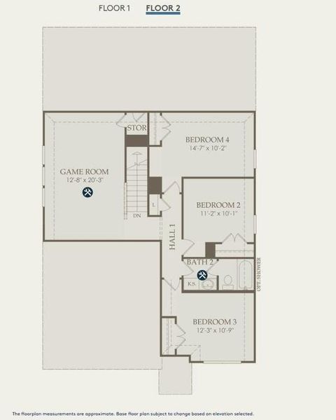 2D floor plan layout of this home in Ryehill, Sugar Land, TX (Image 3). 2D floor plan layout of this home in Ryehill, Sugar Land, TX (Image 3).