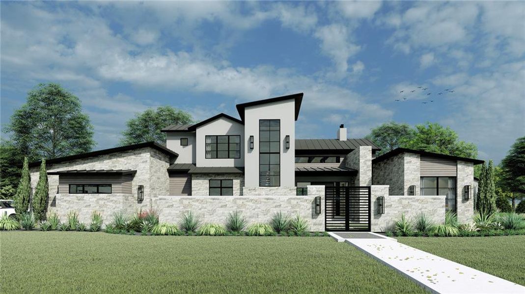 Front exterior of a new home in , Argyle, TX, highlighting curb appeal (Image 13).