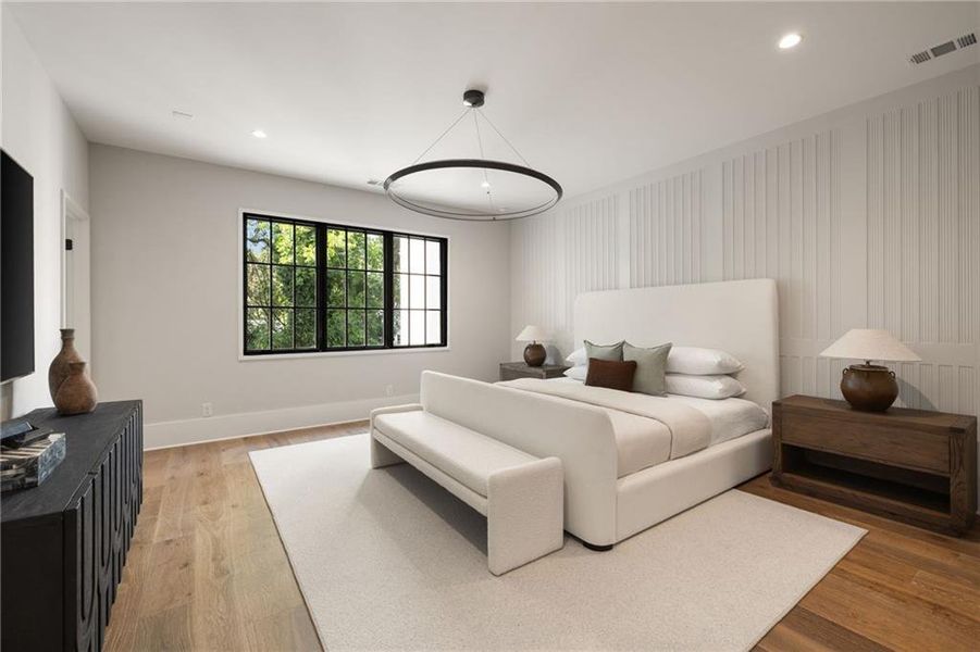 Furnished interior view inside a new home in , Atlanta (Image 12).