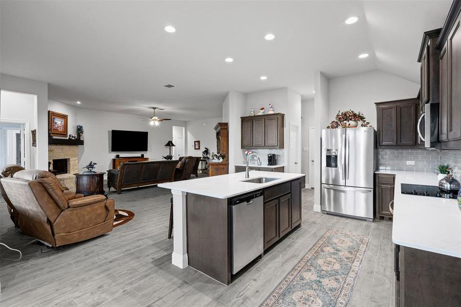 Furnished interior view inside a new home in , Godley (Image 30).
