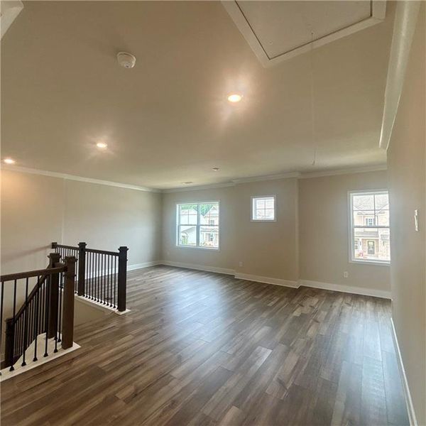 Spacious, unfurnished interior of a new home in Rosewood Lake Estates, Hoschton (Image 24). Spacious, unfurnished interior of a new home in Rosewood Lake Estates, Hoschton (Image 24).
