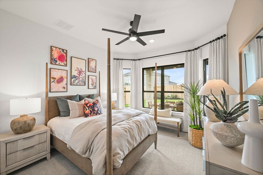 Furnished interior view inside a new home in Jubilee 45' 70', Hockley (Image 33).