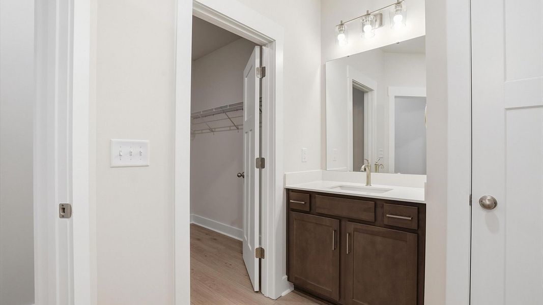 Furnished interior view inside a new home in Village at Midway, Anderson (Image 21).