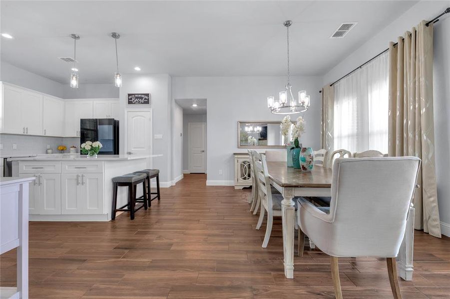 Furnished interior view inside a new home in , Maypearl (Image 11).