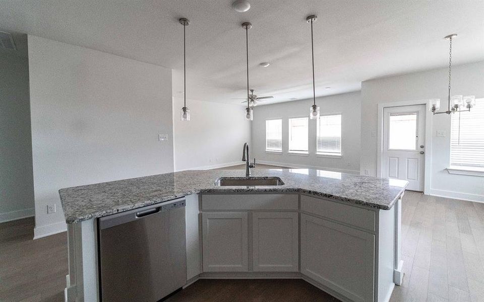 Furnished interior view inside a new home in Pebblebrook, Sherman (Image 7).