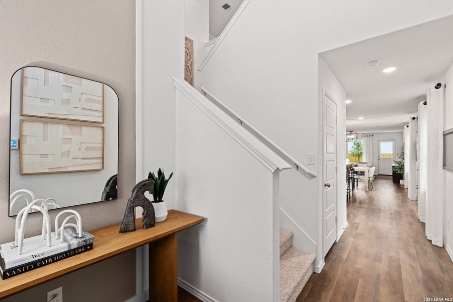 Furnished interior view inside a new home in , New Braunfels (Image 22).