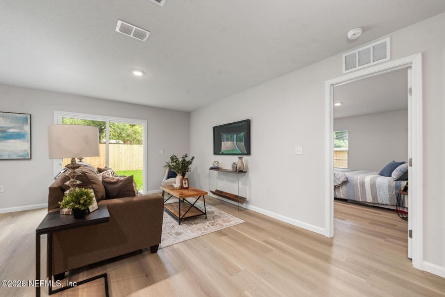 Furnished interior view inside a new home in , Jacksonville (Image 8).