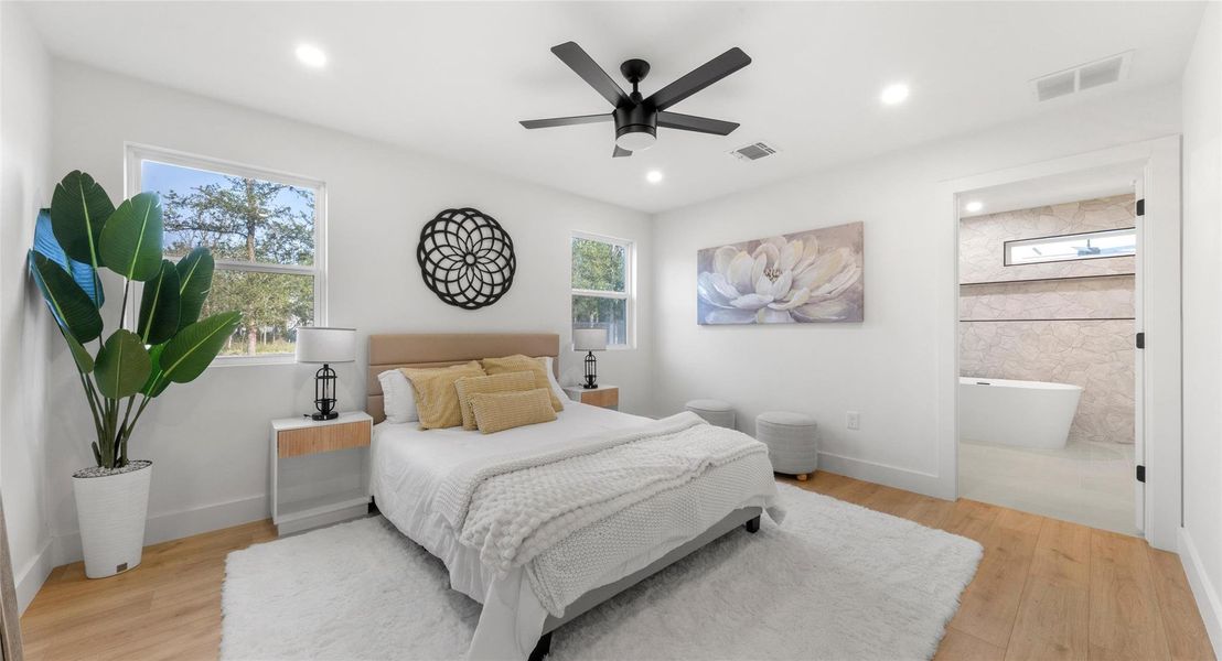 Furnished interior view inside a new home in , Bastrop (Image 7).