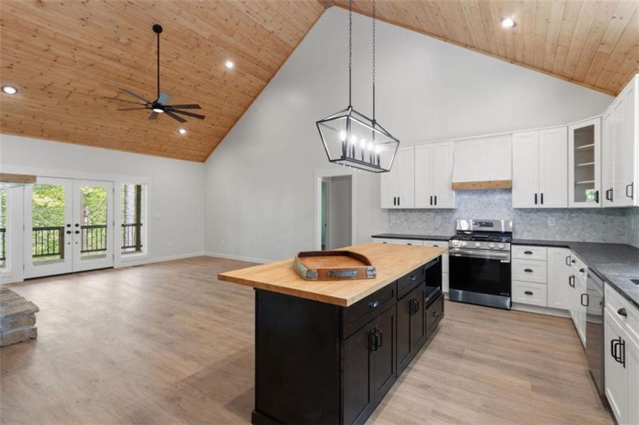 Furnished interior view inside a new home in , Ellijay (Image 18).