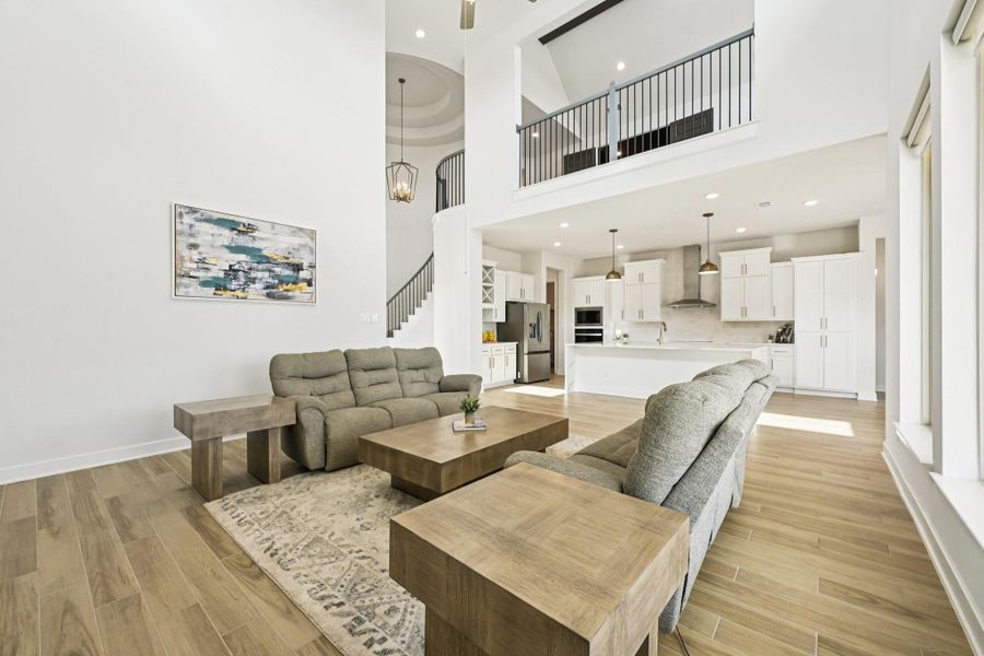 Furnished interior view inside a new home in Elyson, Katy (Image 7).