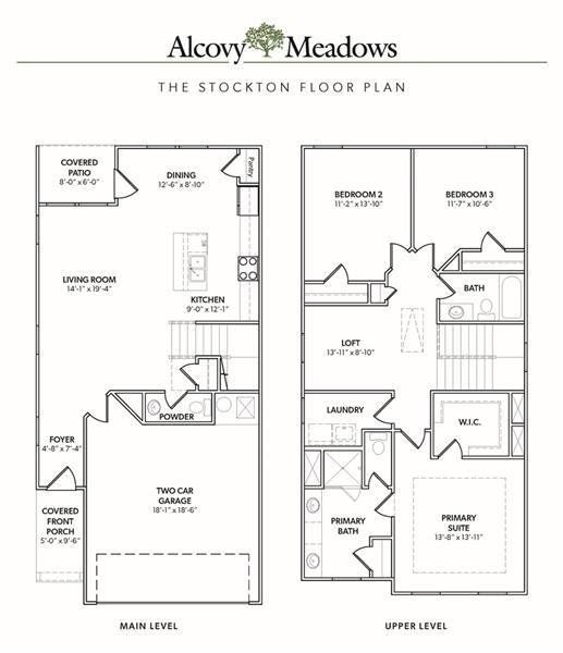 2D floor plan layout of this home in , Dacula, GA (Image 3).