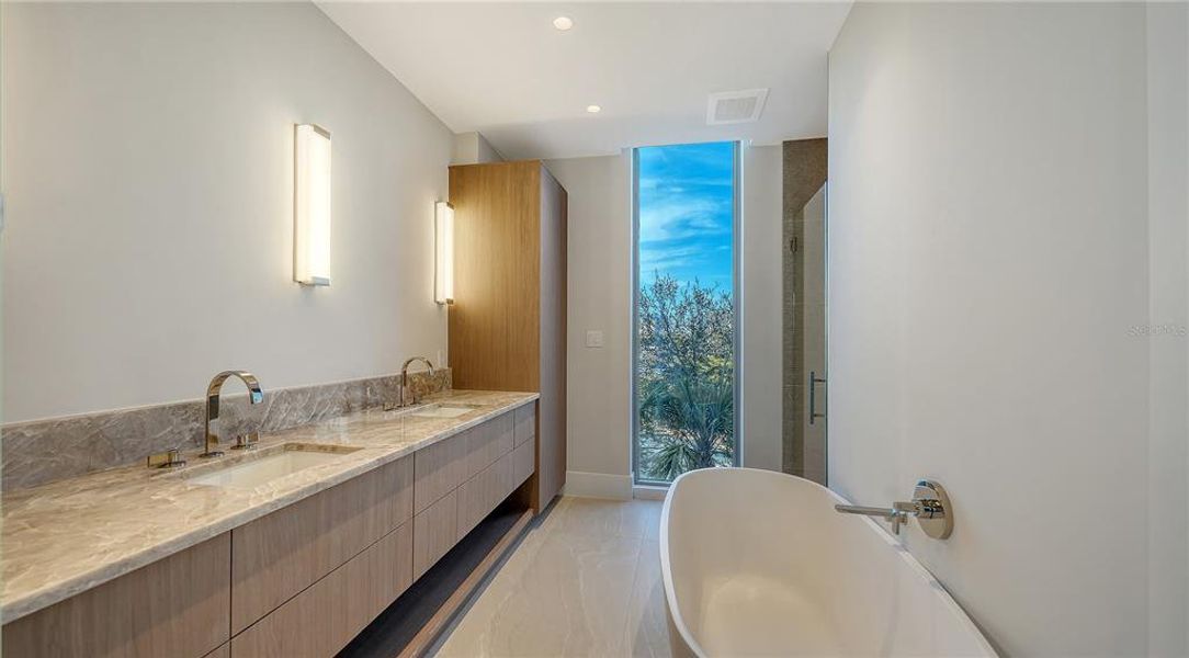 Furnished interior view inside a new home in , Sarasota (Image 8).