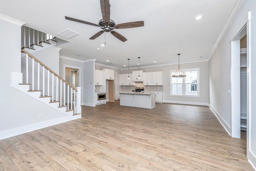 Representative unfurnished interior of a home built from the Mansfield by Homes by Dickerson in Nexton, Summerville (Image 14).