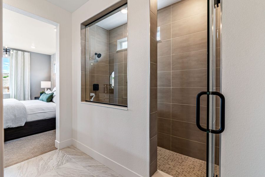 Furnished interior view inside a new home in Macanta, Castle Rock (Image 23).