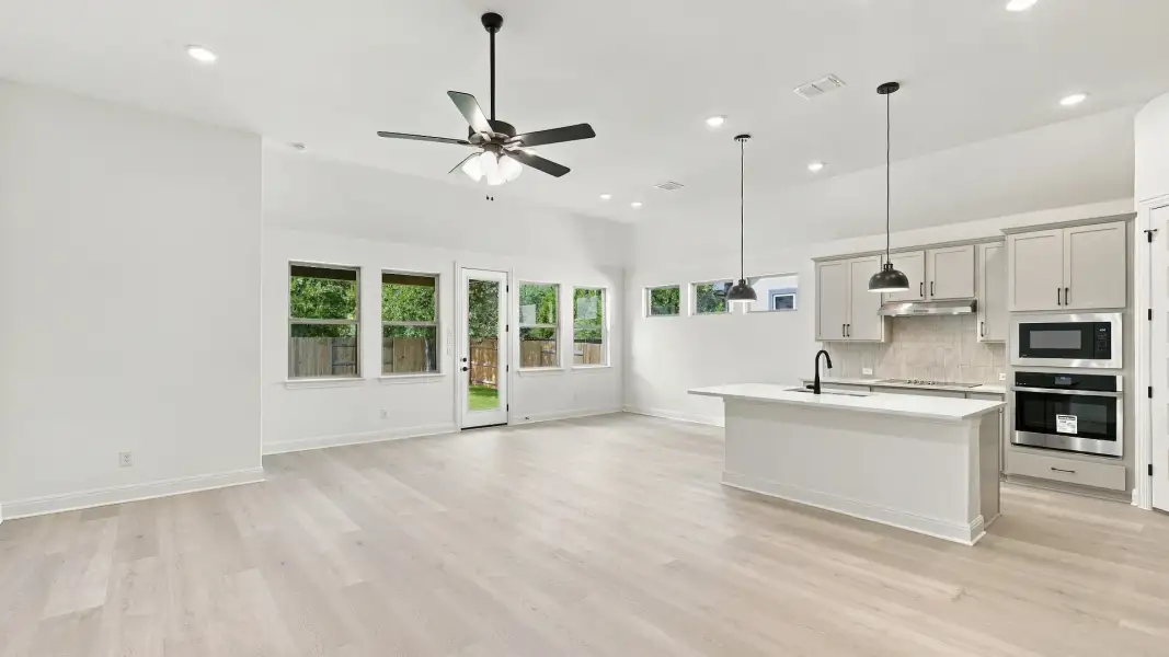 Furnished interior view inside a new home in Oaks at San Gabriel, Georgetown (Image 25).
