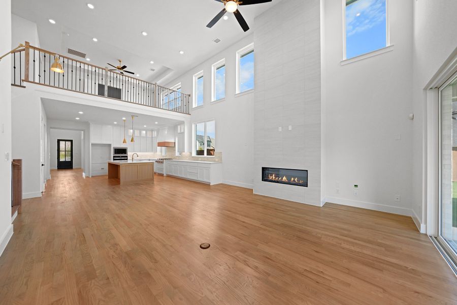 Spacious, unfurnished interior of a new home in Fields - 50' Lots, Frisco (Image 24). Spacious, unfurnished interior of a new home in Fields - 50' Lots, Frisco (Image 24).