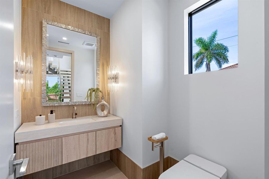 Main Living Half Bath Main Living Half Bath