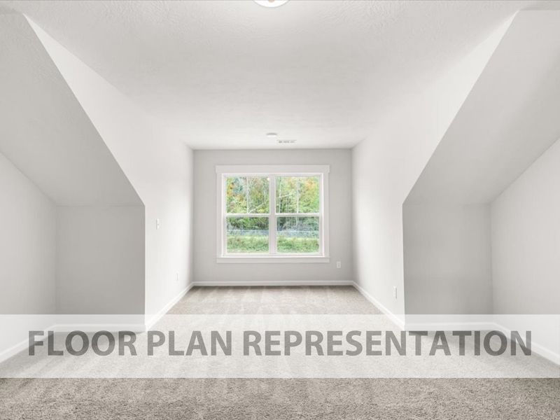 Nottaway Floor Plan Representation | Third Bedroom